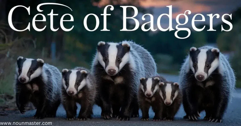 cete-of-badgers