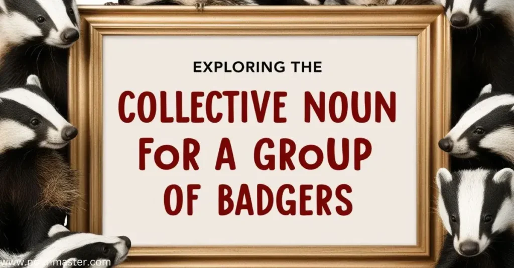 exploring-the-collective-noun-for-a-group-of-badgers