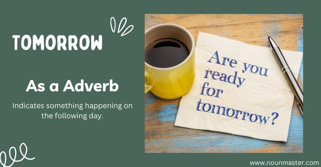 tomorrow-as-a-adverb