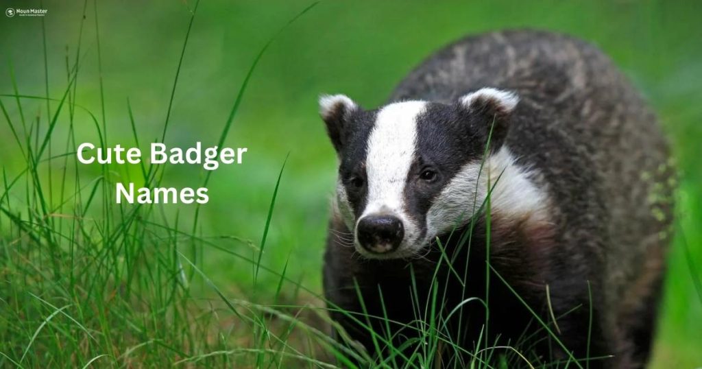 Cute Badger Names